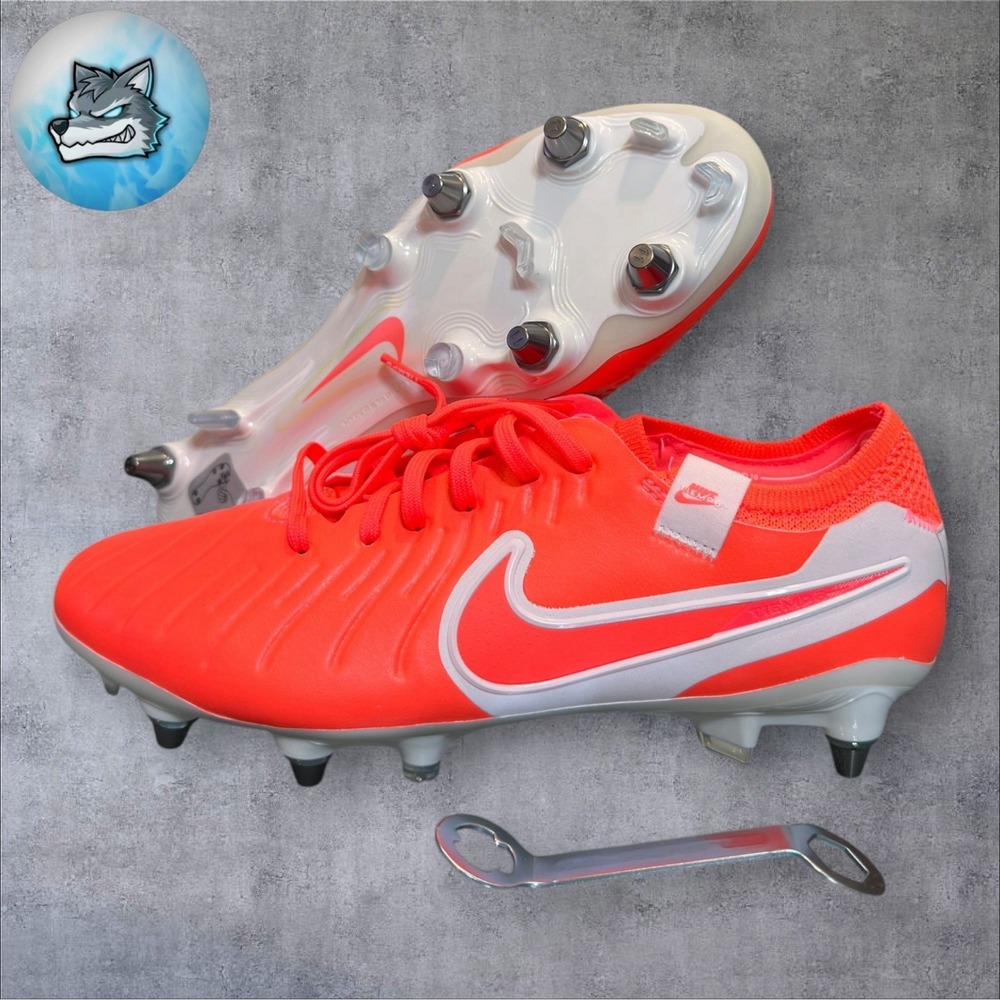 Nike Tiempo‎ Legend 10 SG Pro Elite Lava Men Size 6 Soccer Cleats HF4373-800